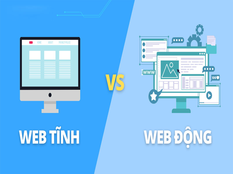 WEBSITE ĐỘNG VÀ WEBSITE TĨNH: LÀ GÌ? & SỰ KHÁC BIỆT GIỮA 2 LOẠI WEB